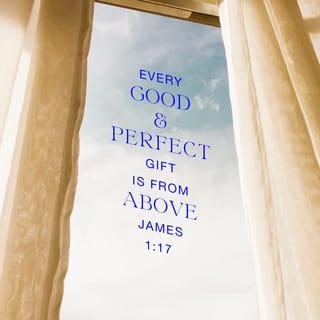 James (Jacob) 1:17 - Every gift God freely gives us is good and perfect, streaming down from the Father of lights, who shines from the heavens with no hidden shadow or darkness and is never subject to change.