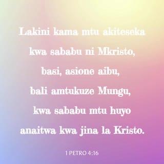 1 Petro 4:15-16 BHN