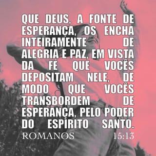 Romanos 15:13 NTLH