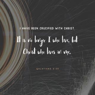Galatians 2:20 - I have been crucified with Christ and I no longer live, but Christ lives in me. And the life that I now live in my body, I live by faith, indeed, by the faithfulness of God’s Son, who loved me and gave himself for me.