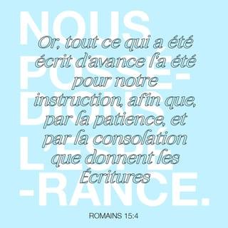 Romains 15:4 PDV2017