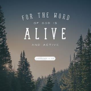 Hebrews 4:12 - For the word of God is living and active, sharper than any two-edged sword, piercing to the division of soul and of spirit, of joints and of marrow, and discerning the thoughts and intentions of the heart.