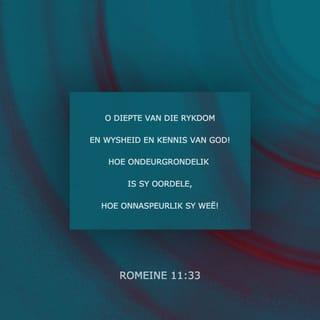 ROMEINE 11:33-34 AFR83