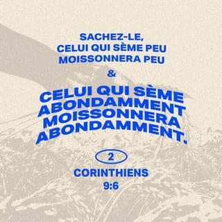 2 Corinthiens 9:6 PDV2017