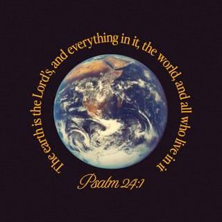 Psalms 24:1 - The earth is the LORD’s, and everything in it.
The world and all its people belong to him.