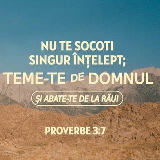 Proverbele 3:7-8 VDC