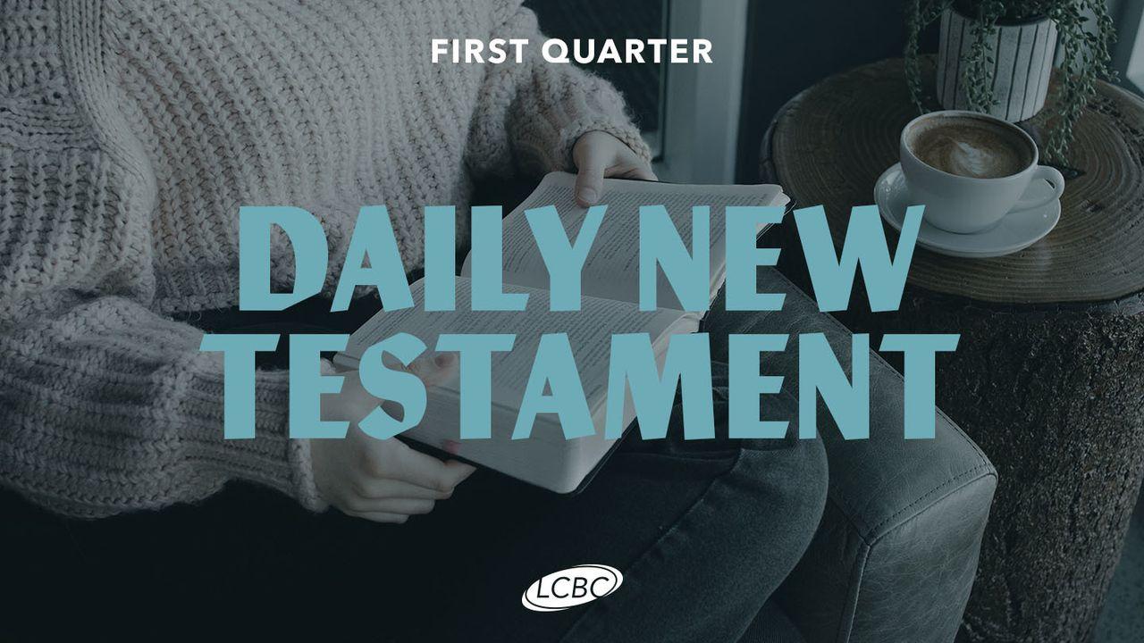 Daily New Testament - Quarter 1