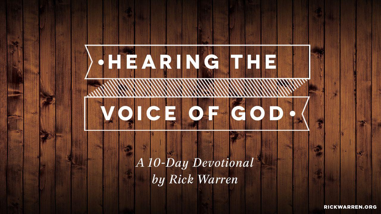 Escuchando la voz de Dios