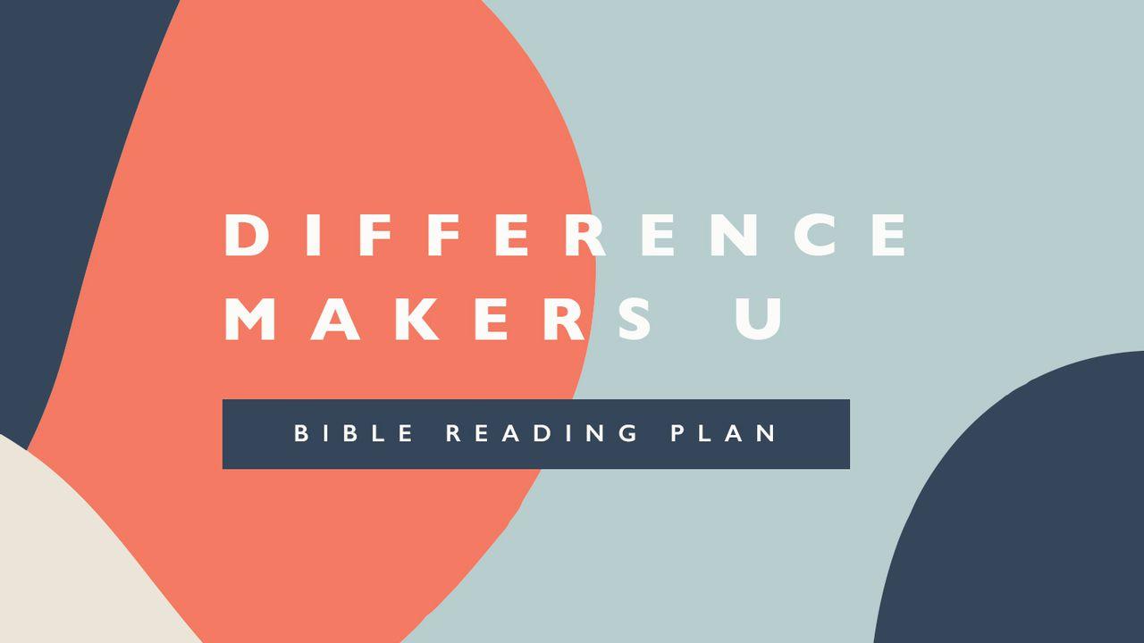 Difference Makers Devotional Plan