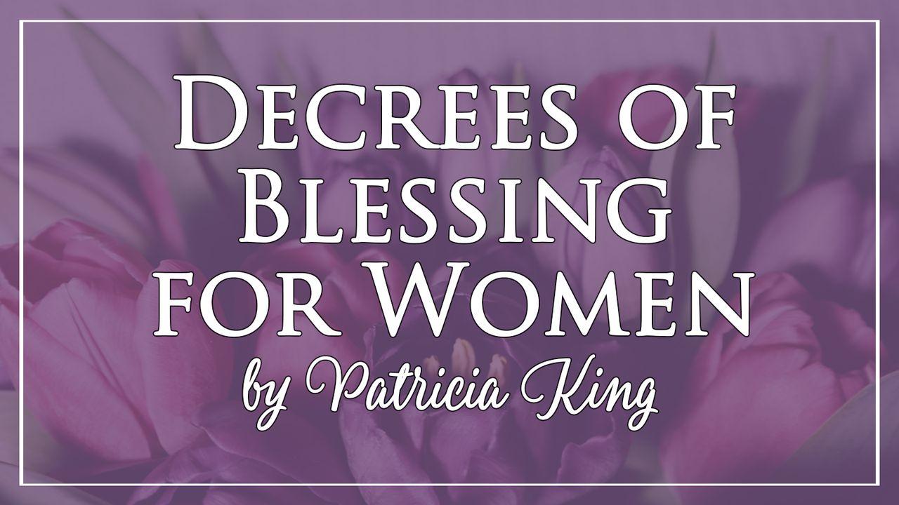 Decrees Of Blessing For Women