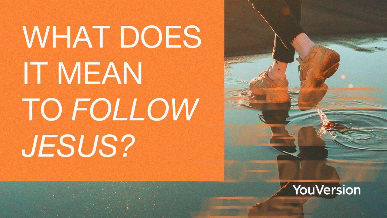 ¿Qué significa seguir a Jesús?