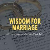 Wisdom for Marriage