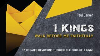 1 Kings: Walk Before Me Faithfully