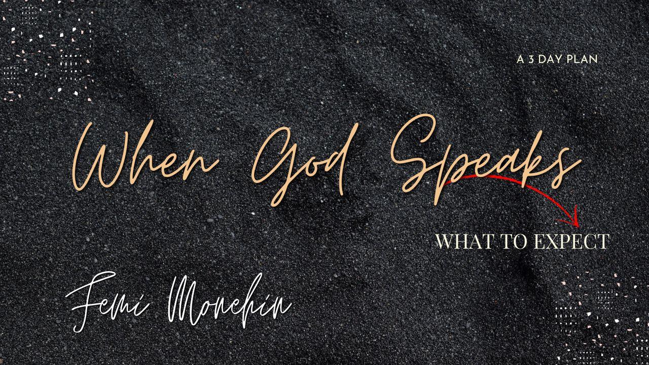 Quando Deus Fala: O Que Esperar