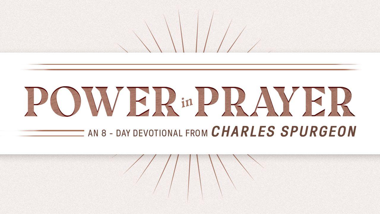 Power in Prayer