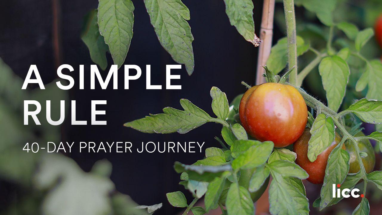 A Simple Rule: 40-Day Prayer Journey