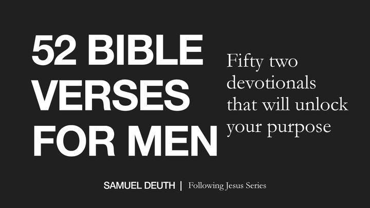 52 Bible Verses for Men