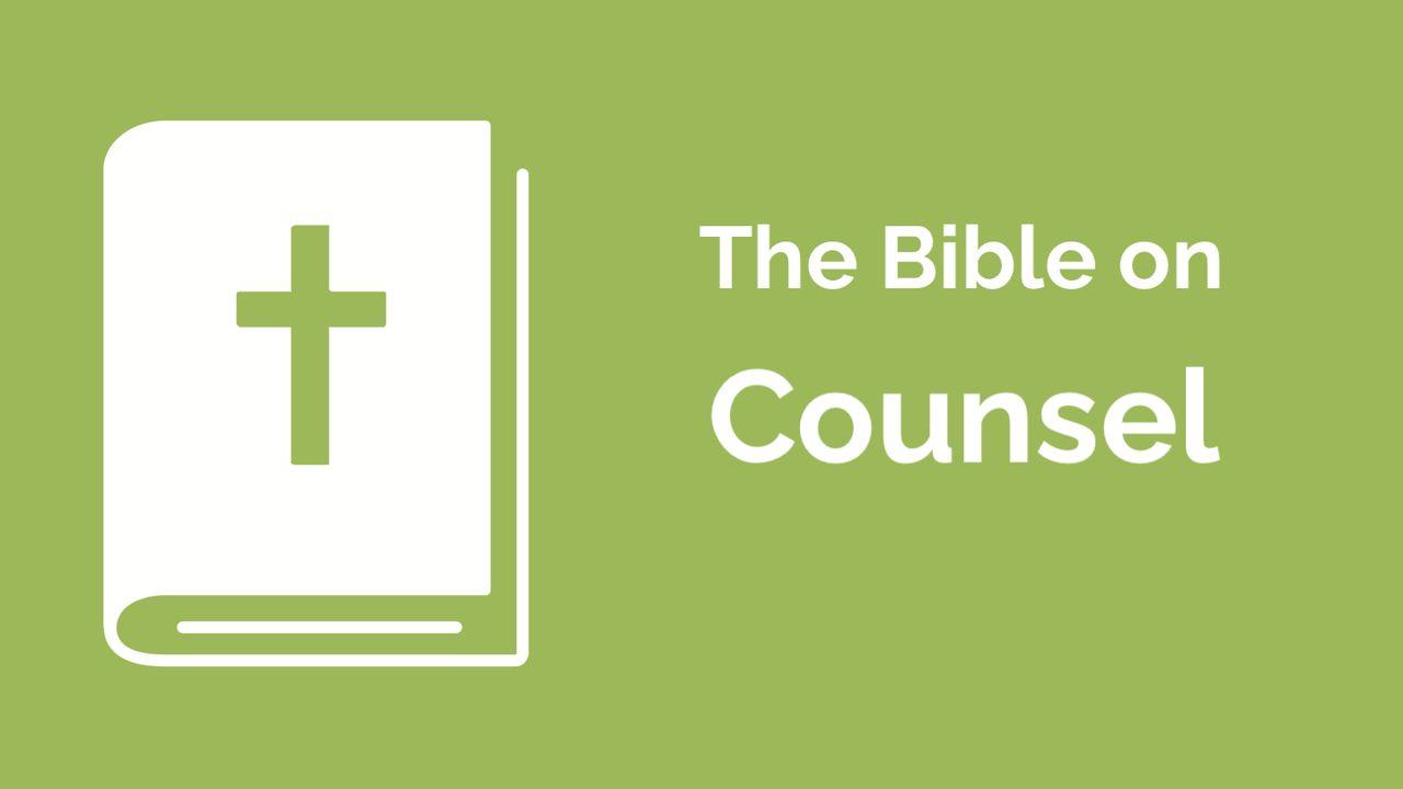 Financial Discipleship - the Bible on Counsel