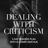 Dealing With Criticism