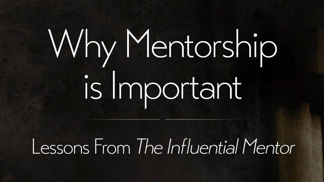 Why Mentorship Is Important: Lessons From the Influential Mentor