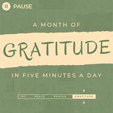 Pause: A Month of Gratitude in Five Minutes a Day