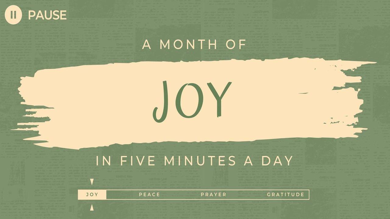 Pause: A Month of Joy in Five Minutes a Day